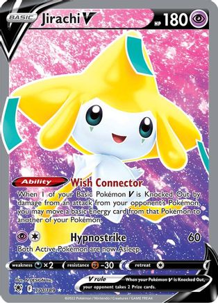 Jirachi V (Full Art) 170/189 - SWSH10 Astral Radiance Holofoil