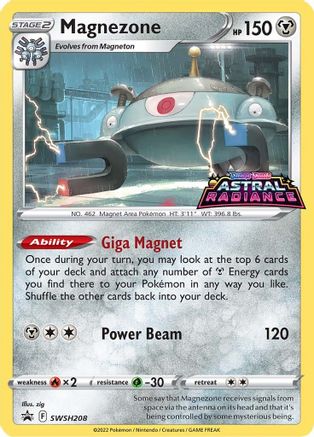Magnezone - SWSH208 SWSH208/307 - SWSH Sword & Shield Promo Cards Holofoil