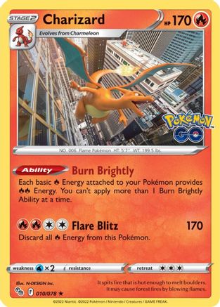 Charizard 10/78 - Pokemon GO