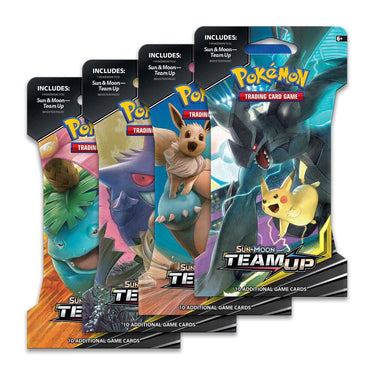 Pokemon - S&M Team Up Sleeved Pack Art Set of 4