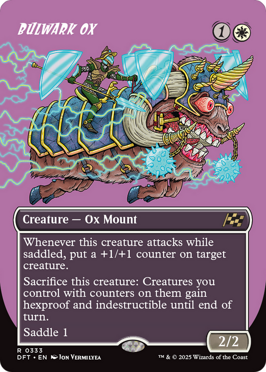 Bulwark Ox (Borderless) (DFT-333) - Aetherdrift Foil