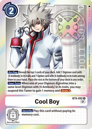 Cool Boy (BT9-092) - X Record Foil