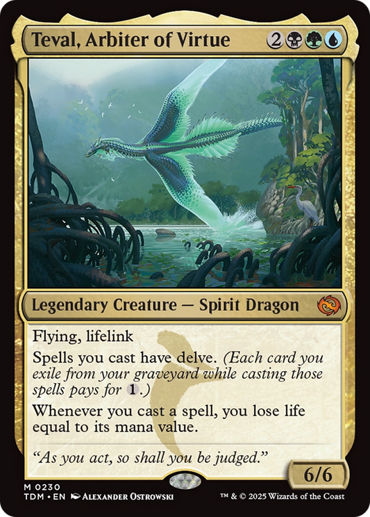 Teval, Arbiter of Virtue (TDM-230) - Tarkir: Dragonstorm