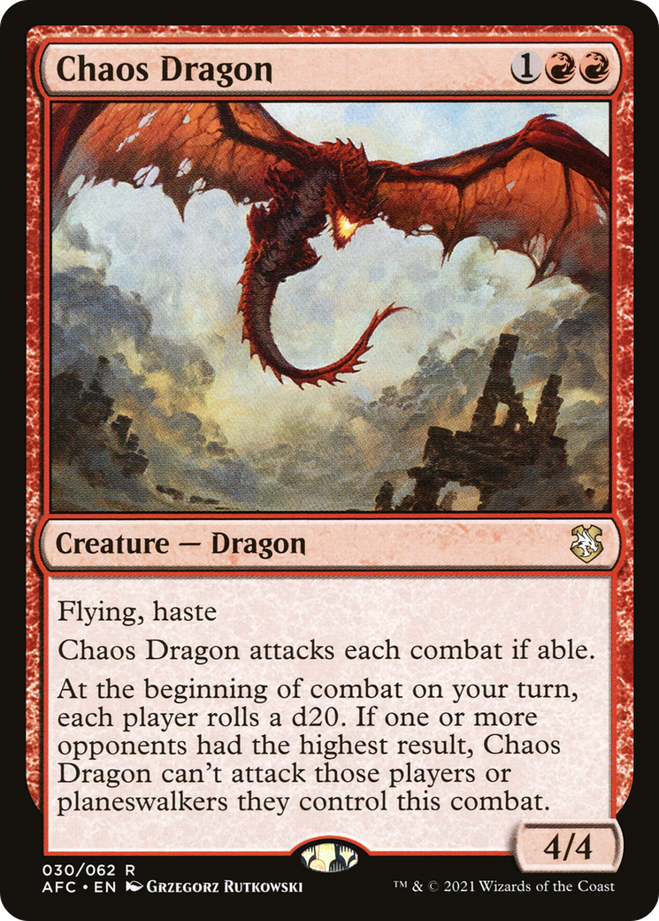 Chaos Dragon (AFC-030) - Forgotten Realms Commander