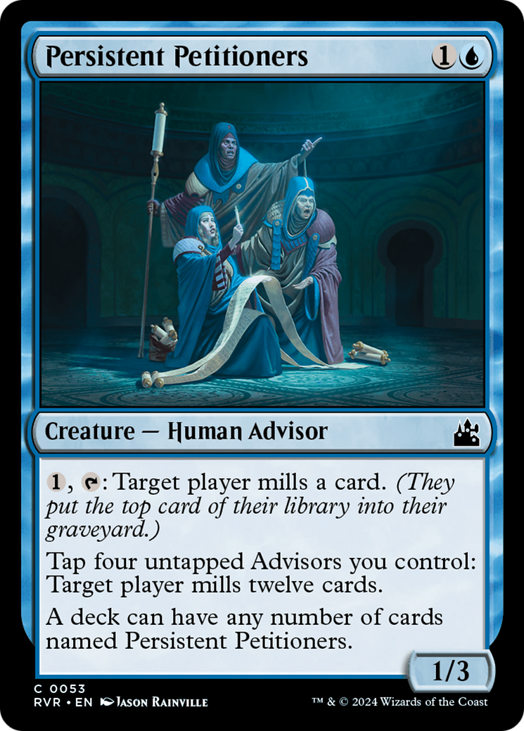 Persistent Petitioners (RVR-053) - Ravnica Remastered Foil