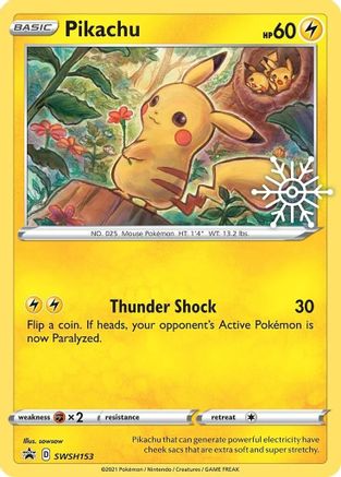 Pikachu Holo Calendar Stamped