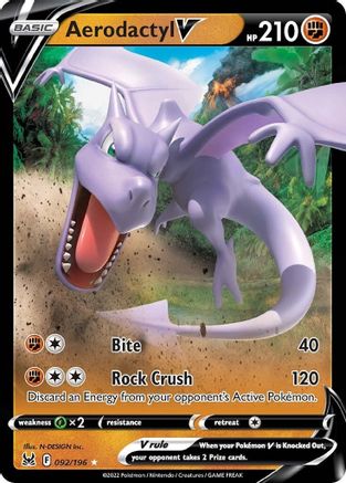 Aerodactyl V 92/196 - SWSH11 Lost Origin Holofoil