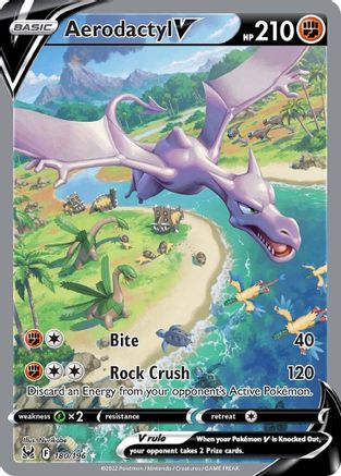 [Consignment] Aerodactyl V 180/196 - Lost Origin Holofoil