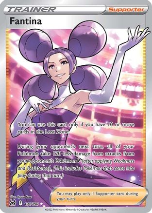 Fantina (Full Art) 191/196 - SWSH11 Lost Origin Holofoil