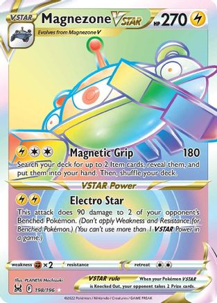 Magnezone VSTAR (Secret) 198/196 - SWSH11 Lost Origin Holofoil