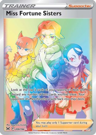 Miss Fortune Sisters Rainbow Rare FA