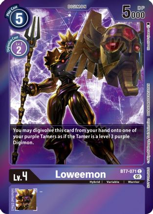 Loweemon (Event Pack 3) (BT7-071) - Next Adventure Foil