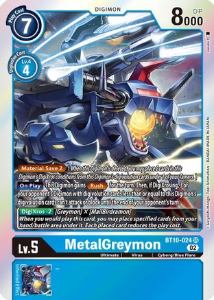 MetalGreymon (BT10-024) - Xros Encounter Foil