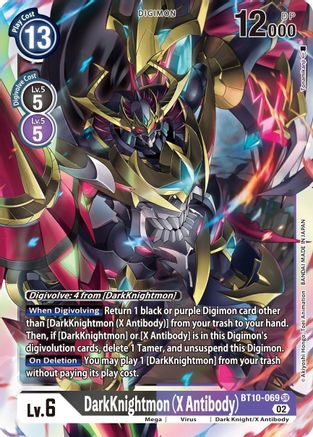 DarkKnightmon (X Antibody) (BT10-069) - Xros Encounter Foil