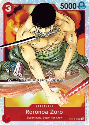 Roronoa Zoro (ST01-013) - Starter Deck 1: Straw Hat Crew Foil