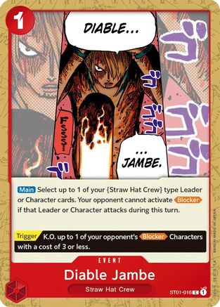 Diable Jambe (ST01-016) - Starter Deck 1: Straw Hat Crew