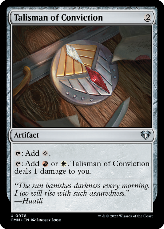 Talisman of Conviction (CMM-978) - Commander Masters