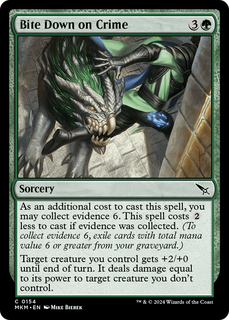 Bite Down on Crime Foil