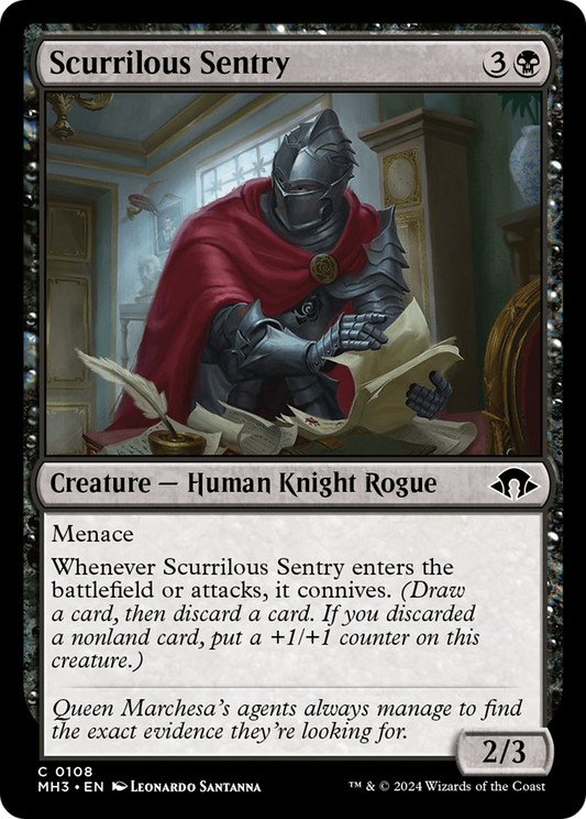 Scurrilous Sentry (MH3-108) - Modern Horizons 3 Foil