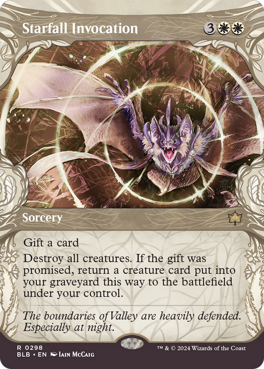 Starfall Invocation (BLB-298) - Bloomburrow: (Showcase)