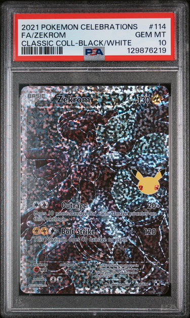 Zekrom Full Art #114 PSA 10