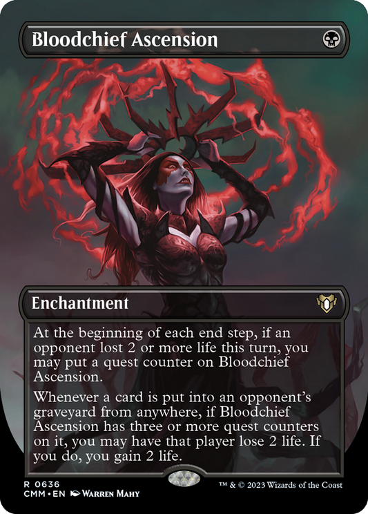 Bloodchief Ascension (CMM-636) - Commander Masters (Borderless) Foil