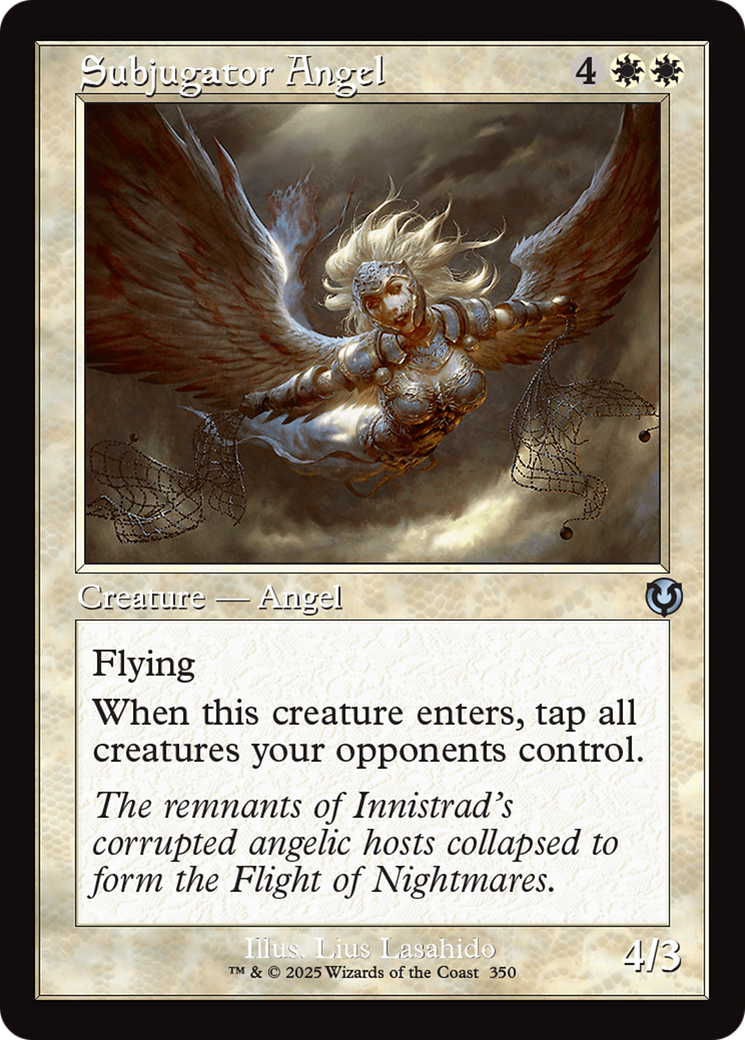 Subjugator Angel (Retro Frame) (-350) - Innistrad Remastered Foil