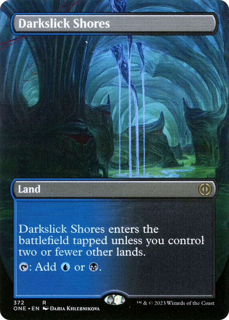 Darkslick Shores (NM ONE  Borderless Rare 372