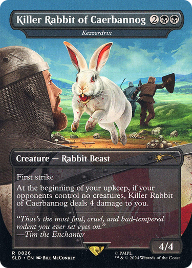 Kezzerdrix (SLD-826) - Secret Lair Drop / Killer Rabbit of Caerbannog Foil