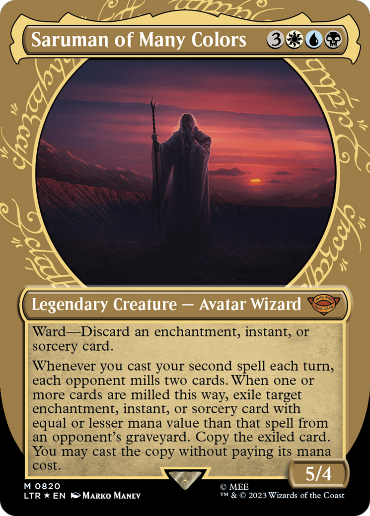 Saruman of Many Colors Surge Foil Showcase