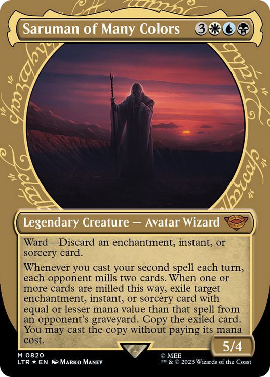 Saruman of Many Colors Surge Foil Showcase