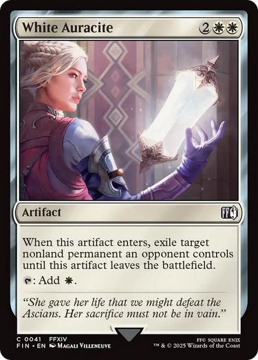 White Auracite (FIN-041) - FINAL FANTASY