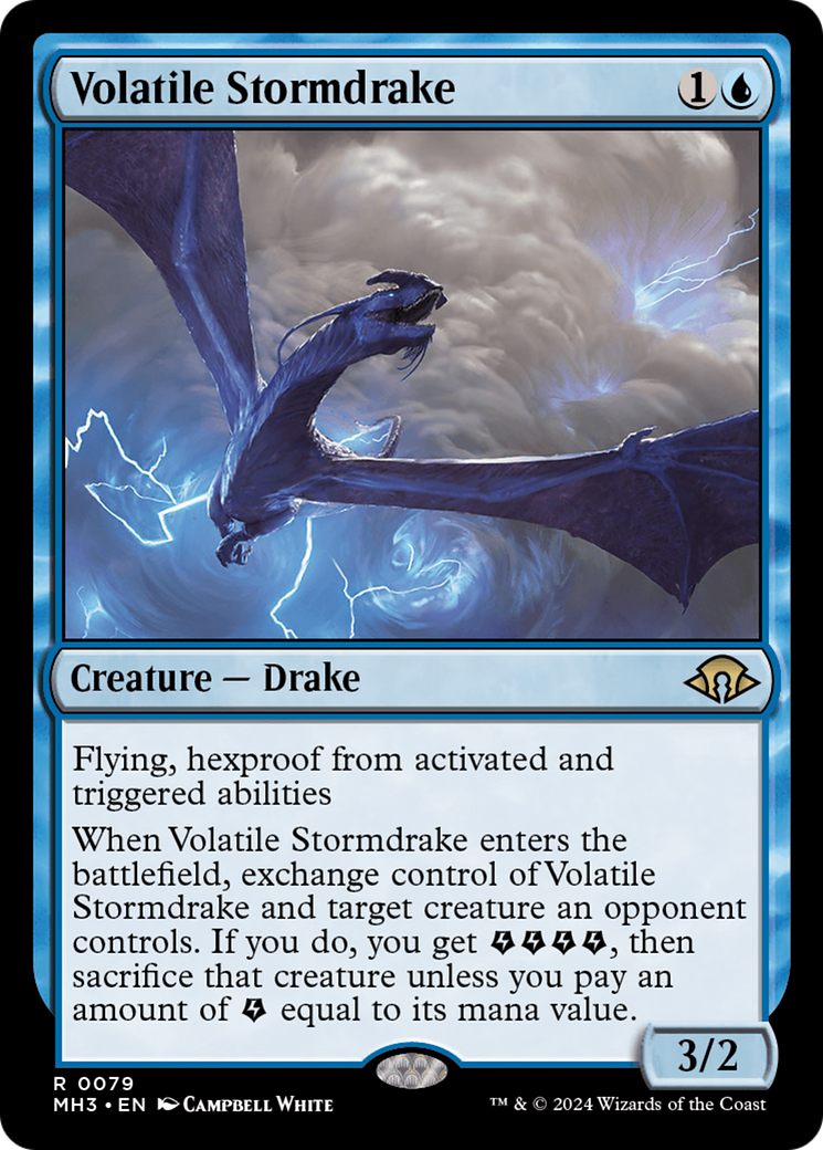 Volatile Stormdrake (MH3-079) - Modern Horizons 3