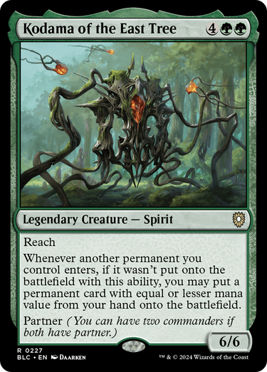 Kodama of the East Tree (BLC-227) - Bloomburrow Commander