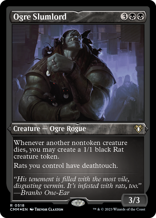 Ogre Slumlord (CMM-518) - Commander Masters Etched Foil