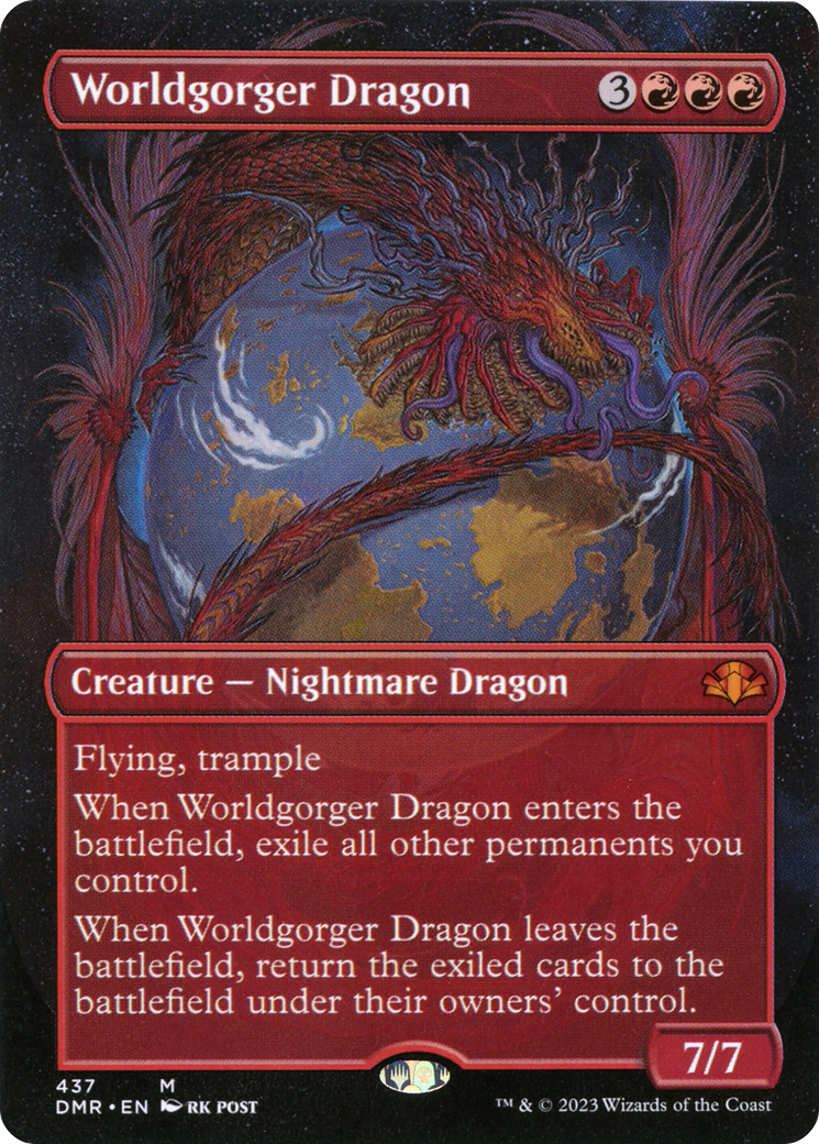 Worldgorger Dragon (DMR-437) - Dominaria Remastered (Borderless) Foil