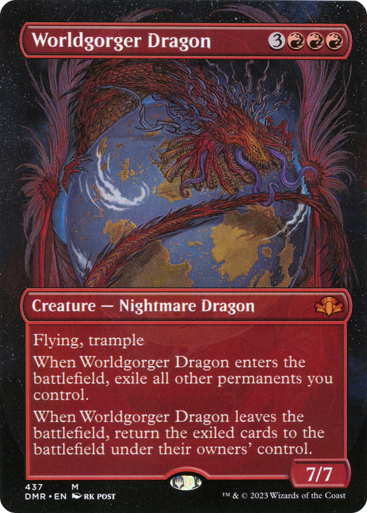 Worldgorger Dragon (DMR-437) - Dominaria Remastered (Borderless) Foil
