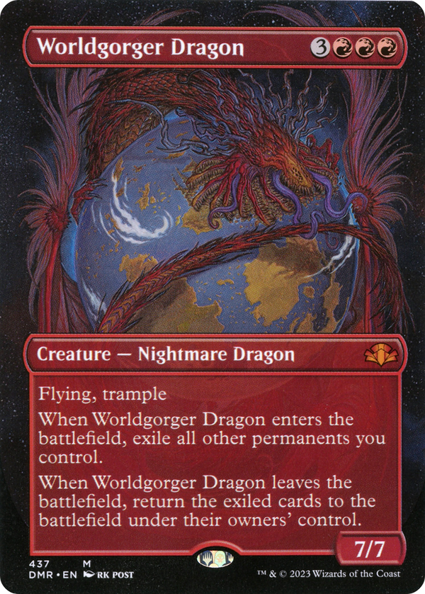 Worldgorger Dragon (DMR-437) - Dominaria Remastered (Borderless) Foil