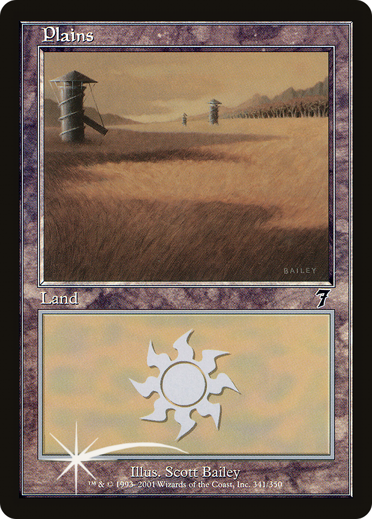 Plains (7ED-341★) - Seventh Edition Foil