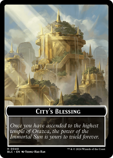 City's Blessing (TBLC-040) - Bloomburrow Commander Tokens