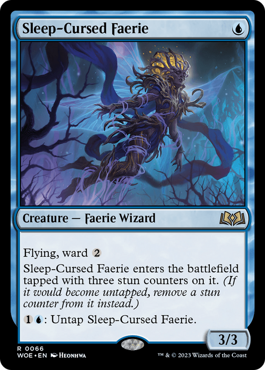 Sleep-Cursed Faerie (WOE-066) - Wilds of Eldraine