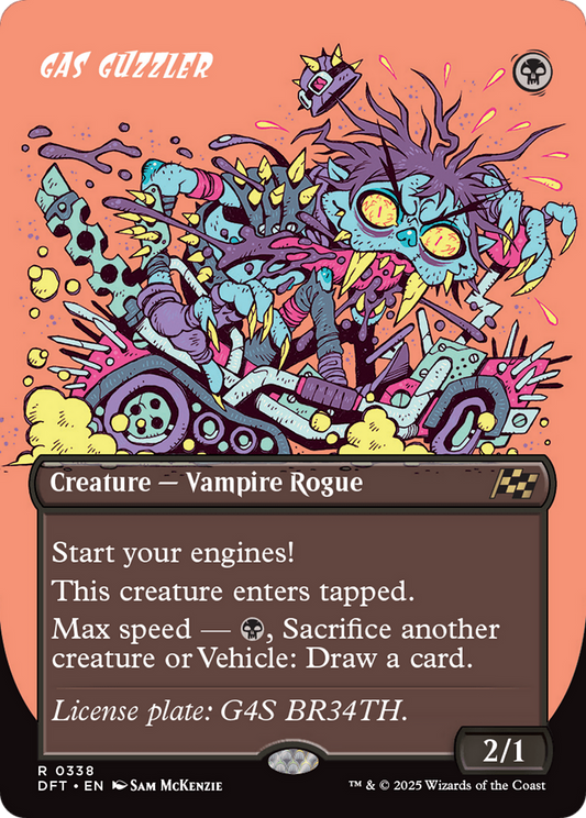 Gas Guzzler (Borderless) (DFT-338) - Aetherdrift Foil