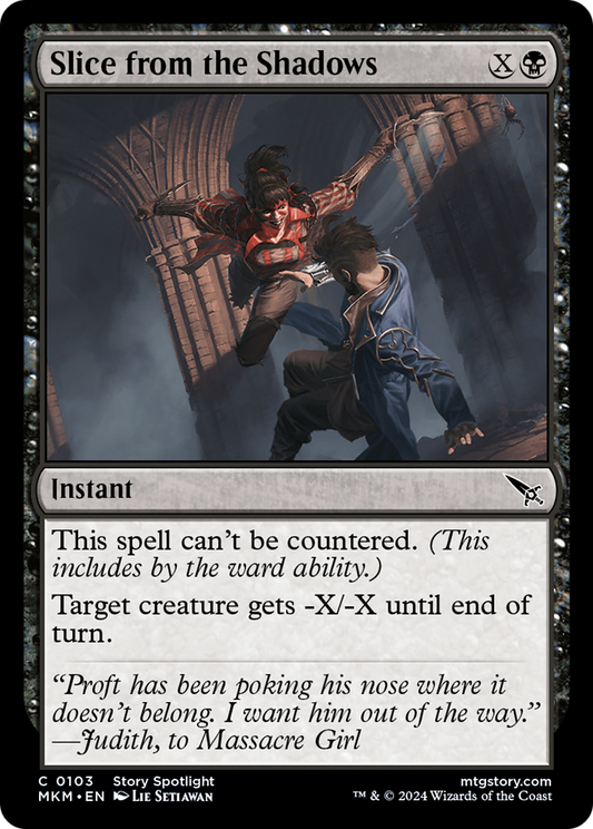 Slice from the Shadows Foil