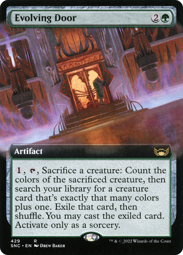 Evolving Door (SNC-429) - Streets of New Capenna: (Extended Art) Foil