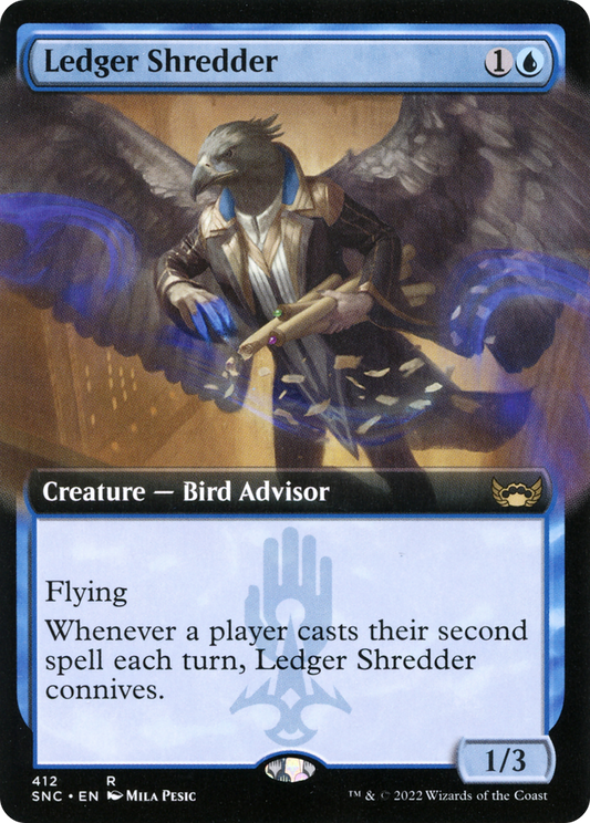 Ledger Shredder (SNC-412) - Streets of New Capenna: (Extended Art)