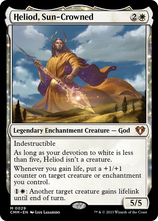 Heliod, Sun-Crowned (CMM-029) - Commander Masters: (nyxtouched)