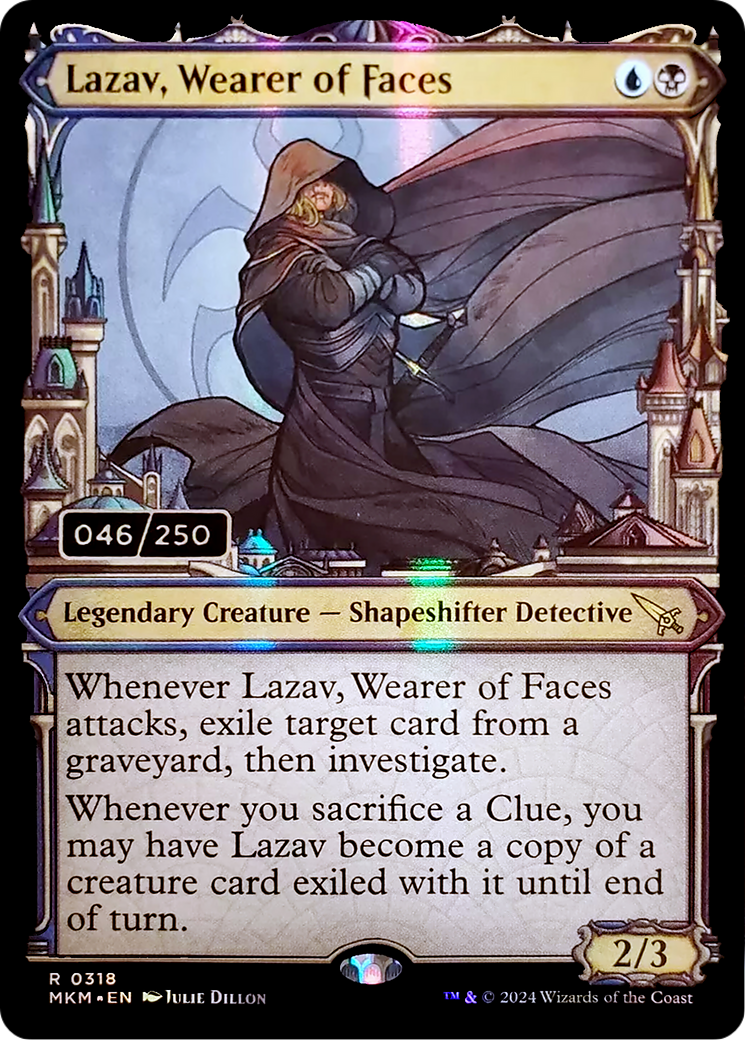 Lazav, Wearer of Faces (MKM-318Z) - Murders at Karlov Manor Foil
