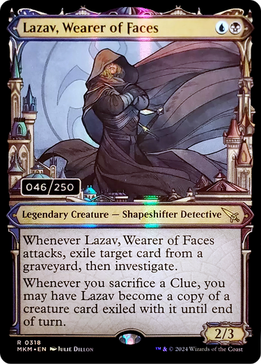 Lazav, Wearer of Faces (MKM-318Z) - Murders at Karlov Manor Foil