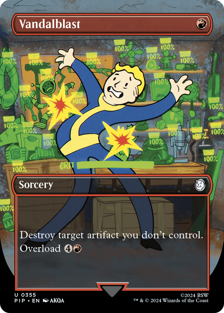 Vandalblast (PIP-355) - Fallout (Borderless) Foil