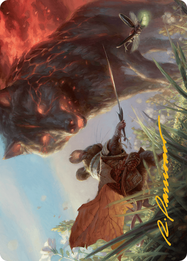 Repel Calamity // Repel Calamity (ABLB-002) - Bloomburrow Art Series (Borderless) Foil